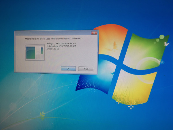 Windows 7 Risiko Ransomware